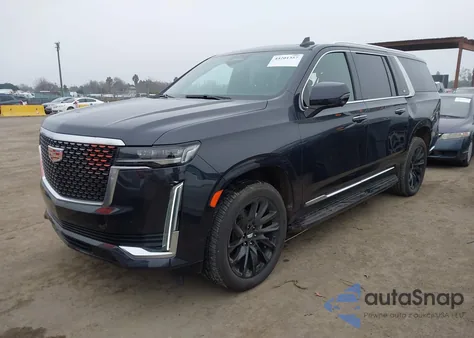 2022 Cadillac Escalade Esv 4Wd Premium Luxury из США, поврежденный, VIN 1GYS4KKL3NR318739